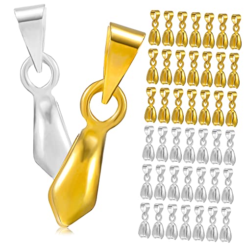 DOITOOL 100Stücke Anhängerschlaufen Für Schmuckherstellung Goldene Und Glänzend Silberne Klemmbügel Für Anhänger Verschlüsse Und Verbindungsclips Für DIY DOITOOL 100Stücke Anhängerschlaufen Für Schmuckherstellung Goldene Und Glänzend Silberne Klemmbügel Für Anhänger Verschlüsse Und Verbindungsclips Für DIY von DOITOOL