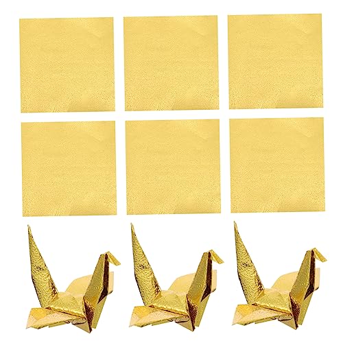 DOITOOL 100Stücke DIY Origami Papier Quadratisch Einseitig Glänzend Handwerkspapier für Erwachsene für Kreativprojekte und Falten von Kranichen von DOITOOL
