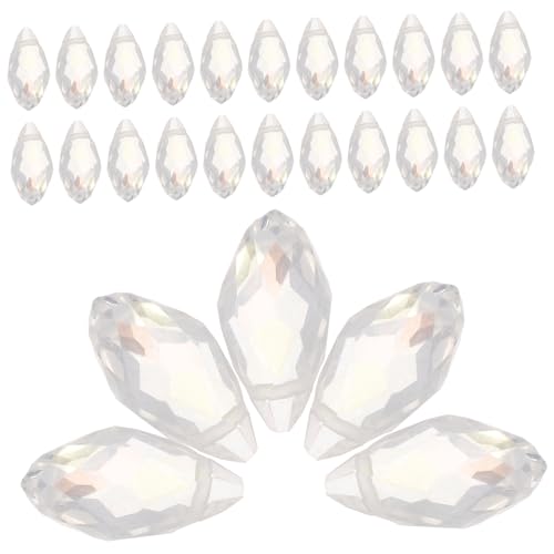 DOITOOL 100Stücke Glasperlen für DIY Schmuckherstellung Spacer Perlen für Armbänder und Vielseitig Einsetzbar für Bastelprojekte und Schmuckdesigns von DOITOOL