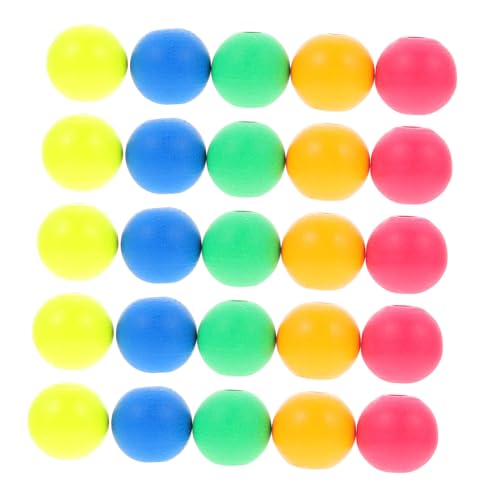 DOITOOL 100Stücke Holzperlen für DIY Schmuck Rund und Farbenfroh Bastelperlen für Armbänder Girlanden und Handwerksprojekte DOITOOL 100Stücke Holzperlen für DIY Schmuck Rund und Farbenfroh Bastelperlen für Armbänder Girlanden und Handwerksprojekte von DOITOOL