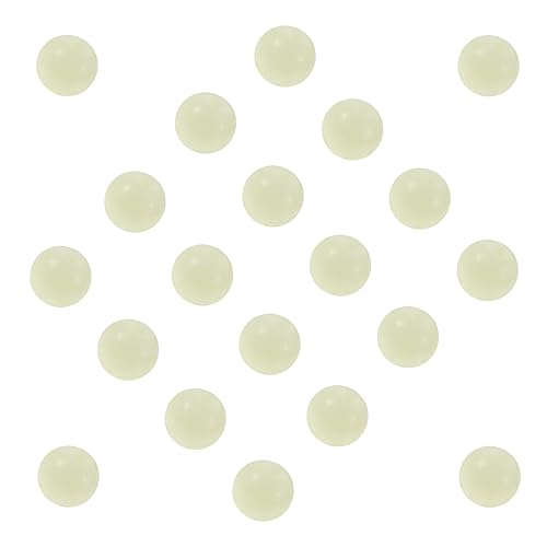 DOITOOL 100Stücke Leuchtende Glasperlen Kleine Perlen für Armbänder DIY Schmuckherstellung Glatte Farbige Perlen für Handwerk für Projekte von DOITOOL