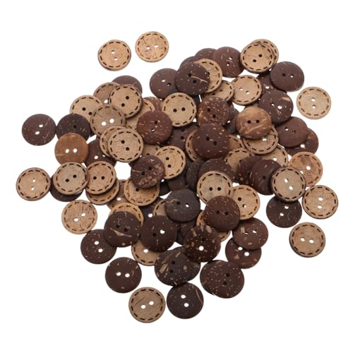 DOITOOL 100Stücke Natürliche Kokosnussschalen Knöpfe mit Löchern Runde Holzknöpfe für Strickjacken und DIY Projekte Vielseitige Nähaccessoires für Bastelarbeiten DOITOOL 100Stücke Natürliche Kokosnussschalen Knöpfe mit Löchern Runde Holzknöpfe für Strickjacken und DIY Projekte Vielseitige Nähaccessoires für Bastelarbeiten von DOITOOL