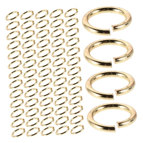 DOITOOL 100Stücke Offene Biegeringe Robuste Metallverbindungen für DIY Schmuck für Armbänder Anpassbar und Langlebig Projekte von DOITOOL