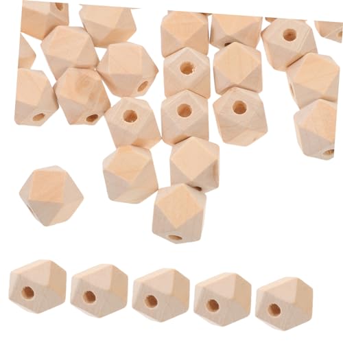 DOITOOL 100Stücke Unvollendete Holzperlen Naturfarbe Achtkantige Spacer Beads Für DIY Schmuck Bastelprojekte Und Kinderhandwerk Für Armbänder Und Dekoration DOITOOL 100Stücke Unvollendete Holzperlen Naturfarbe Achtkantige Spacer Beads Für DIY Schmuck Bastelprojekte Und Kinderhandwerk Für Armbänder Und Dekoration von DOITOOL