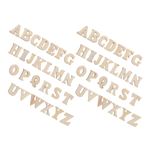 DOITOOL 104 Stück Teiliges Holzbuchstaben Naturbelassen Blanko Holzbuchstaben zum Basteln DIY Holzornamente für Kreative Handarbeiten Glatte Oberfläche Vielseitig Nutzbar für Dekorationen DOITOOL 104 Stück Teiliges Holzbuchstaben Naturbelassen Blanko Holzbuchstaben zum Basteln DIY Holzornamente für Kreative Handarbeiten Glatte Oberfläche Vielseitig Nutzbar für Dekorationen von DOITOOL