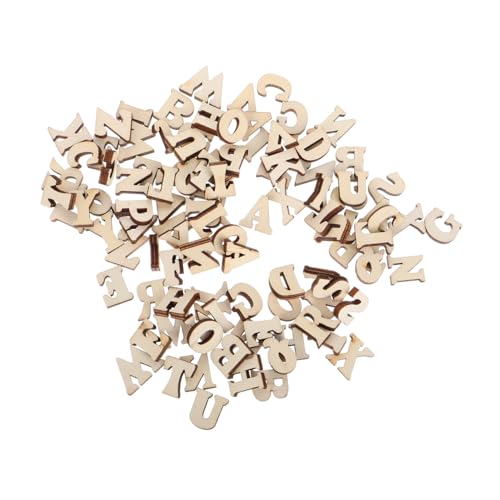 DOITOOL 104 Stück Teiliges Natürliche Unvollendete Holzbuchstaben für DIY Basteln Lernspielzeug Vintage Farbdesign Fördert Kreativität und Frühkindliche Entwicklung für Wanddeko und DOITOOL 104 Stück Teiliges Natürliche Unvollendete Holzbuchstaben für DIY Basteln Lernspielzeug Vintage Farbdesign Fördert Kreativität und Frühkindliche Entwicklung für Wanddeko und von DOITOOL