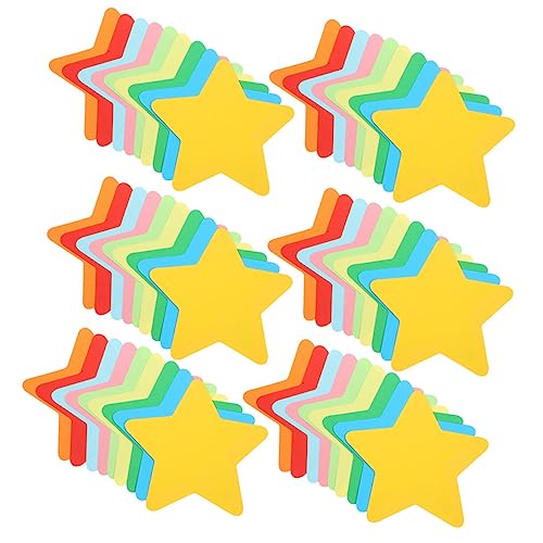 DOITOOL 108 Stück Papierstern Ausschnitte Dekorative Wanddekoration für Partys Kindergarten und Projekte Handwerksmaterialien für Einladende Raumgestaltung von DOITOOL