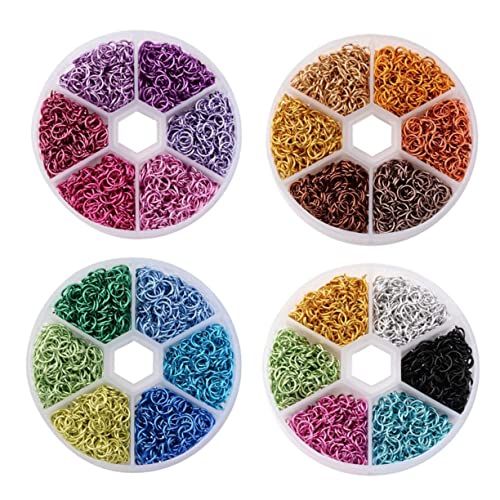 DOITOOL 1080 Stück gespaltene Ringe Biegeringe aus eloxiertem Aluminium Biegeringe aus Aluminium Sprungringe bastelzeug jewelry making supplies Aluminiumring Verbindungsring Violett DOITOOL 1080 Stück gespaltene Ringe Biegeringe aus eloxiertem Aluminium Biegeringe aus Aluminium Sprungringe bastelzeug jewelry making supplies Aluminiumring Verbindungsring Violett von DOITOOL