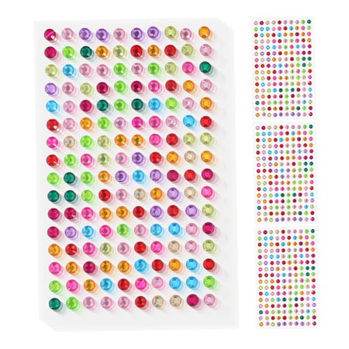DOITOOL 10Blätter Schmuckherstellung Gesichts Make Up und Bastelprojekte Robuste Leichte Aufkleber mit Starkem Kleber für Anwendungen DOITOOL 10Blätter Schmuckherstellung Gesichts Make Up und Bastelprojekte Robuste Leichte Aufkleber mit Starkem Kleber für Anwendungen von DOITOOL