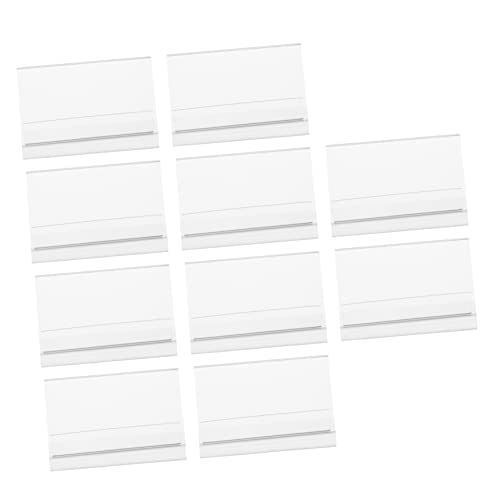 DOITOOL 10Stücke Acryl Namensschild Doppelseitiger Tischaufsteller aus Förmigem Material für Konferenzen Veranstaltungen und Hotels von DOITOOL