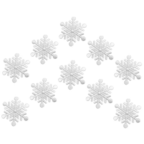 DOITOOL 10Stücke Aufnäher Zum Aufbügeln DIY Stoffapplikationen Für Kleidung Taschen Hüte Und Mehr Für Winterdekoration Und Bastelprojekte von DOITOOL