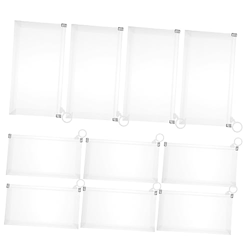 DOITOOL 10Stücke Bleistifttasche Multifunktionale Aktentasche mit Reißverschluss Transparente Aufbewahrung für Schulmaterial und Kosmetik DOITOOL 10Stücke Bleistifttasche Multifunktionale Aktentasche mit Reißverschluss Transparente Aufbewahrung für Schulmaterial und Kosmetik von DOITOOL