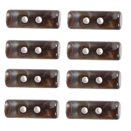 DOITOOL 10Stücke Hornknöpfe Für Kleidung Umschaltknöpfe Resin Dekorative Knebelverschlüsse Muster Für Mäntel Jacken Und Strickwaren von DOITOOL