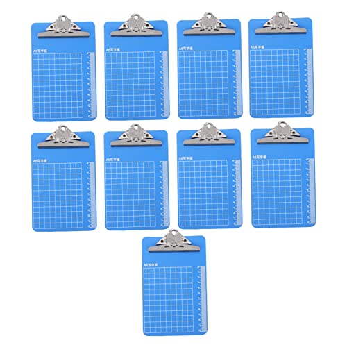 DOITOOL 10Stücke Klemmbretter mit Ruler Hängende Schreibplatten und Dokumentenorganisator für Schule Büro und Zuhause Langlebig und Platzsparend von DOITOOL