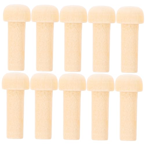 DOITOOL 10Stücke Lange Holzstifte für DIY Projekte Unvollendete Holzspielzeug Achsenstifte Hochwertigem Holz für Basteln und Möbelgestaltung DOITOOL 10Stücke Lange Holzstifte für DIY Projekte Unvollendete Holzspielzeug Achsenstifte Hochwertigem Holz für Basteln und Möbelgestaltung von DOITOOL