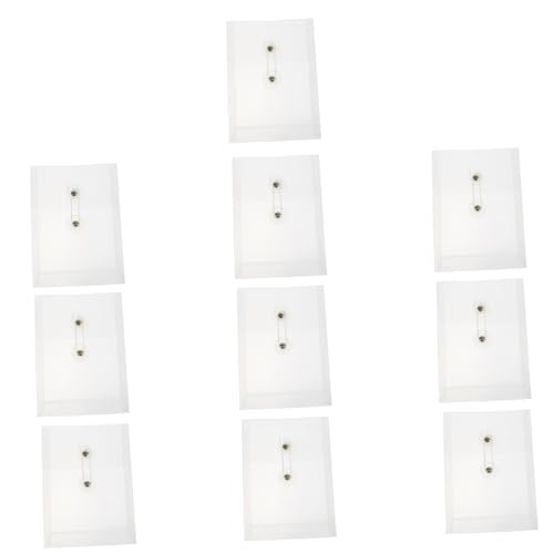 DOITOOL 10Stücke Mini Dokumententaschen Wasserdichte Schreibwaren Organizer für Schule Büro und Reisen Transparentes Design Langlebiges Material zur Aufbewahrung DOITOOL 10Stücke Mini Dokumententaschen Wasserdichte Schreibwaren Organizer für Schule Büro und Reisen Transparentes Design Langlebiges Material zur Aufbewahrung von DOITOOL