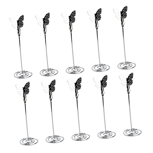 DOITOOL 10Stücke Schmetterlinge Fotoclips Elegante Kartenhalter Für Tischkarten Hochzeitsfeiern Und Büro Platzsparend Und Stabiler Fotoständer Und Nummernhalter DOITOOL 10Stücke Schmetterlinge Fotoclips Elegante Kartenhalter Für Tischkarten Hochzeitsfeiern Und Büro Platzsparend Und Stabiler Fotoständer Und Nummernhalter von DOITOOL