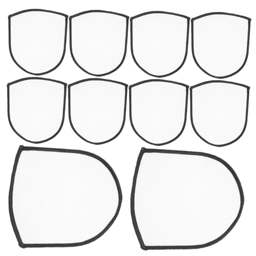 DOITOOL 10Stücke Sublimations Patch Rohlinge Blanko Patches Zum Aufbügeln Langlebige DIY Kleidungszubehör Für Hüte Jeans Und Mehr von DOITOOL