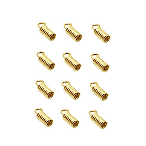 DOITOOL 10Taschen Goldene Schmuckverschlüsse Feder Schnallen für DIY Armbänder Langlebig Einfach zu Bedienen für Schmuckherstellung und Kettenverbindungen von DOITOOL