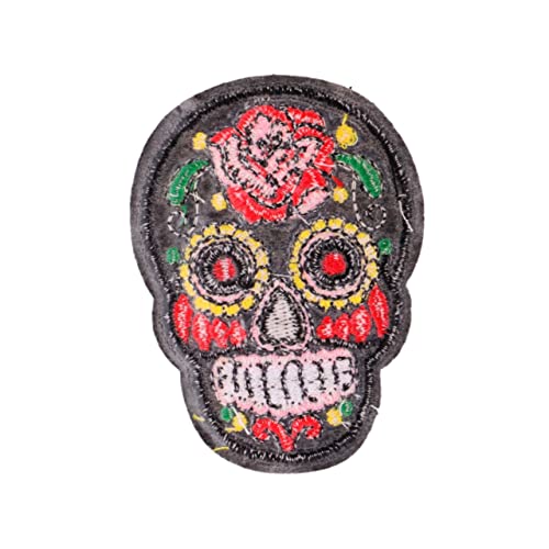 DOITOOL 11 Stück Stoffpatch Halloweenkostüm Halloween-schädel- Patches Aufnähen Aufnäher Groß Gestickte Aufnäher Bestickt Genäht Kleidung Jack Party Colorful DOITOOL 11 Stück Stoffpatch Halloweenkostüm Halloween-schädel- Patches Aufnähen Aufnäher Groß Gestickte Aufnäher Bestickt Genäht Kleidung Jack Party Colorful von DOITOOL