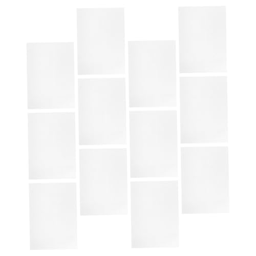 DOITOOL 12 Blatt Bedruckbare Schrumpffolie Weißer Schrumpf Film Handwerk Schrumpfen Machen Schrumpfmaterial Schrumpfbar Bops von DOITOOL