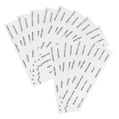 DOITOOL 12 Blatt Spendeflaschenetikett Toilettenartikel reisen Name Organisation Lotion Spender Shampoo -Etiketten Aufkleber für die Körperpflege kleine Flaschenetiketten PVC selbstklebend DOITOOL 12 Blatt Spendeflaschenetikett Toilettenartikel reisen Name Organisation Lotion Spender Shampoo -Etiketten Aufkleber für die Körperpflege kleine Flaschenetiketten PVC selbstklebend von DOITOOL