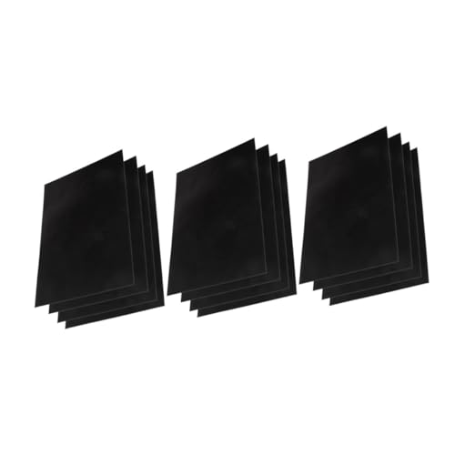 DOITOOL 12 Blatt Tafelaufkleber Trockenlöschtafel Für Den Schreibtisch Kleine Trocken Abwischbare Tafel Haushaltstafel Studentisches Zeichenbrett Trockenlöschtafel Klein Schwarz Pp von DOITOOL