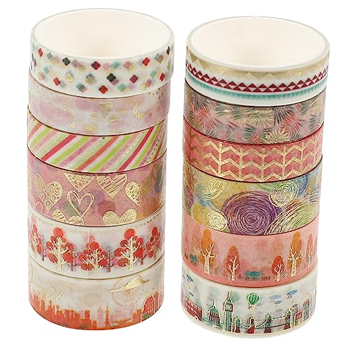 DOITOOL 12 Rollen Dekoratives Washi Tape Handwerk Klebeband für Scrapbooking Diy Projekte Planer für und Partydekorationen DOITOOL 12 Rollen Dekoratives Washi Tape Handwerk Klebeband für Scrapbooking Diy Projekte Planer für und Partydekorationen von DOITOOL