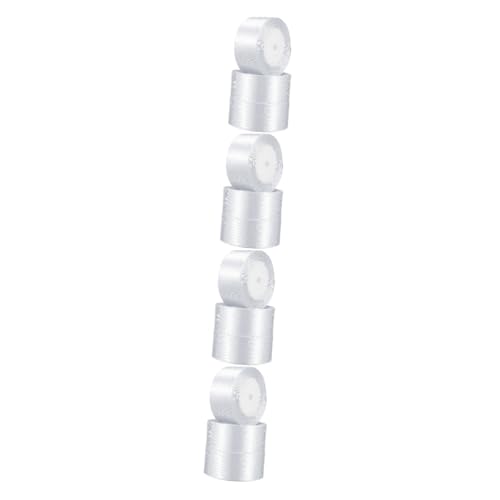 DOITOOL 12 Rollen Geschenkband Weiß Satinband Breit Glattes Langlebiges Dekoband für Geschenkverpackung Basteln Vielseitiges Schleifenband DOITOOL 12 Rollen Geschenkband Weiß Satinband Breit Glattes Langlebiges Dekoband für Geschenkverpackung Basteln Vielseitiges Schleifenband von DOITOOL