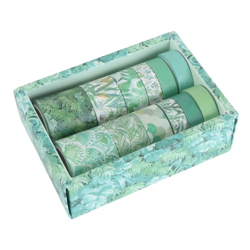 DOITOOL 12 Rollen Kreative Scrapbooking Klebebänder Dekorative Aufkleber für Tagebücher Notizbücher und Fotoalben Diy Bastelbedarf DOITOOL 12 Rollen Kreative Scrapbooking Klebebänder Dekorative Aufkleber für Tagebücher Notizbücher und Fotoalben Diy Bastelbedarf von DOITOOL