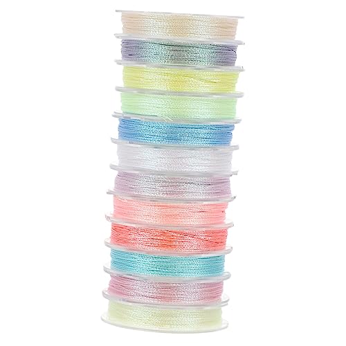DOITOOL 12 Rollen Leuchtendes Stickgarn Nähgarn Quilten Von Leuchtenden Fäden Neon Glühgarn Koryphäe Stickgarn Nähen Naehstiche Nähfäden Für Nähmaschinen Das Haustier DOITOOL 12 Rollen Leuchtendes Stickgarn Nähgarn Quilten Von Leuchtenden Fäden Neon Glühgarn Koryphäe Stickgarn Nähen Naehstiche Nähfäden Für Nähmaschinen Das Haustier von DOITOOL