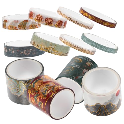 DOITOOL 12 Rollen Washi Tape Dekorative Klebebänder für Scrapbooking Diy Bastelprojekte Journals und pro Vielseitig Einsetzbar Gestaltungsmöglichkeiten DOITOOL 12 Rollen Washi Tape Dekorative Klebebänder für Scrapbooking Diy Bastelprojekte Journals und pro Vielseitig Einsetzbar Gestaltungsmöglichkeiten von DOITOOL