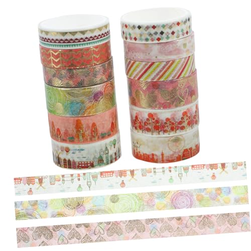 DOITOOL 12 Rollen Washi Tape mit Dekorative Klebebänder für Scrapbooking Diy Handwerk und Geschenkverpackungen Farbenfrohe Designs für Journaling und Bastelprojekte DOITOOL 12 Rollen Washi Tape mit Dekorative Klebebänder für Scrapbooking Diy Handwerk und Geschenkverpackungen Farbenfrohe Designs für Journaling und Bastelprojekte von DOITOOL