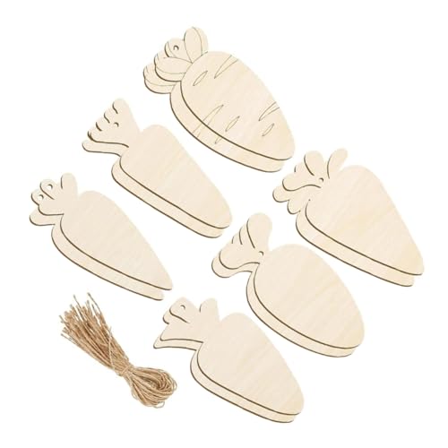 DOITOOL 12 Sätze Teiliges DIY Holzkarotten Anhänger Naturholz Unfertige Osterholzschneider für Dekoration und Partygeschenke Handwerksprojekte und Heimdekoration DOITOOL 12 Sätze Teiliges DIY Holzkarotten Anhänger Naturholz Unfertige Osterholzschneider für Dekoration und Partygeschenke Handwerksprojekte und Heimdekoration von DOITOOL