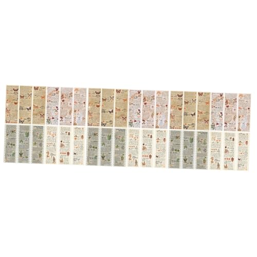 DOITOOL 12 Sätze Vintage Washi Tape Dekoratives Klebeband für Scrapbooking Tagebuch und DIY Projekte für Bastelarbeiten und Geschenkverpackungen von DOITOOL