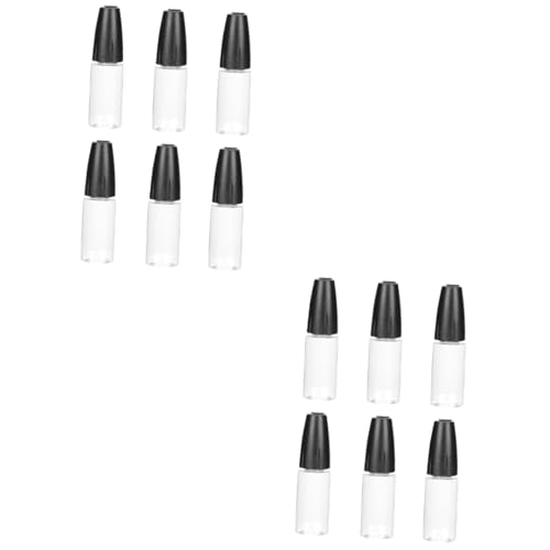DOITOOL 12 Stck. Nadelflaschen Pet Quetschflaschen mit Spitze für Präzises Dosieren für Kleber Flüssigkeiten Multifunktionale Anwendung für Reparaturen Füllungen von DOITOOL