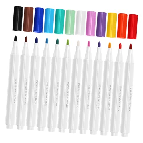 DOITOOL 12 Stück Acrylmarker Markierungen Basteln Handwerk Farbstifte für Holz Marker für Malbücher Acrylstift Graffiti -Marker Wasserfarbenstifte Acrylfarbenstifte Plastik DOITOOL 12 Stück Acrylmarker Markierungen Basteln Handwerk Farbstifte für Holz Marker für Malbücher Acrylstift Graffiti -Marker Wasserfarbenstifte Acrylfarbenstifte Plastik von DOITOOL