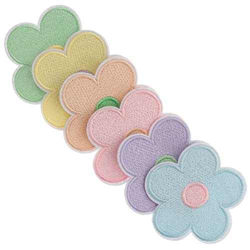 DOITOOL 12 Stück Aufnäher mit Blumenstickerei Patch-Kleidung Flicken für Kleidung dekorativ sticker für kleidung aufkleber kleidung Stickflicken aufbügeln abriebfeste Hutaufnäher Polyester von DOITOOL