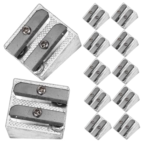 DOITOOL 12 Stück Bleistiftspitzer Aus Aluminiumlegierung Bleistiftspitzer-klassenzimmer Bleistiftspitzer Für Bleistiftspitzer Handbuch Bleistiftschärfer Schule Anspitzer Silver DOITOOL 12 Stück Bleistiftspitzer Aus Aluminiumlegierung Bleistiftspitzer-klassenzimmer Bleistiftspitzer Für Bleistiftspitzer Handbuch Bleistiftschärfer Schule Anspitzer Silver von DOITOOL