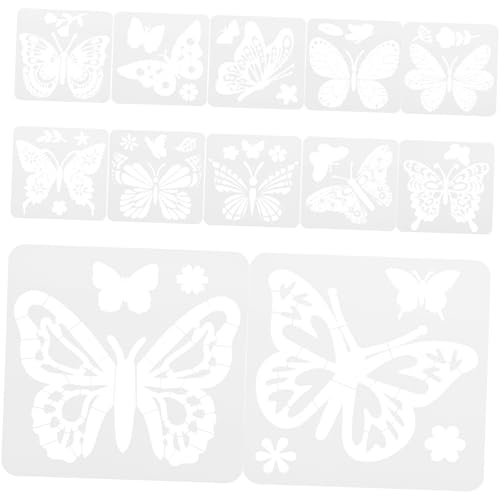 DOITOOL 12 Stück Diy Schablonen für Malerei Hollow Drawing Stencils für Graffiti und Bastelprojekte Wiederverwendbare Vorlagen für Kunstwerke DOITOOL 12 Stück Diy Schablonen für Malerei Hollow Drawing Stencils für Graffiti und Bastelprojekte Wiederverwendbare Vorlagen für Kunstwerke von DOITOOL