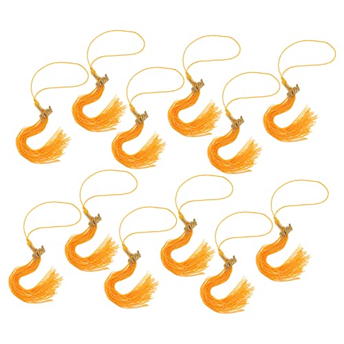 DOITOOL 12 Stück Doktorhut Quaste Abschluss Quasten Hut Quasten Junggesellenmütze Quaste Meister Hut Graduierungskappen-Topper-Dekorationen Quasten Zubehör Polyester Golden DOITOOL 12 Stück Doktorhut Quaste Abschluss Quasten Hut Quasten Junggesellenmütze Quaste Meister Hut Graduierungskappen-Topper-Dekorationen Quasten Zubehör Polyester Golden von DOITOOL