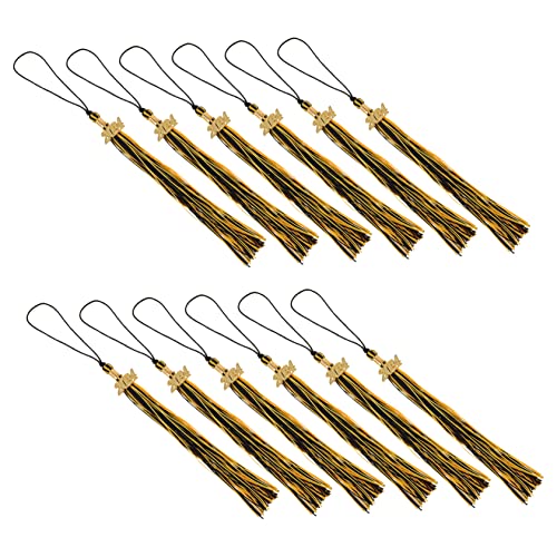 DOITOOL 12 Stück Doktorhut Quaste Graduierungskappen -Zauber Erwachsene Doktorgrad Party Abschlussfeierhüte Kappe für den Abschluss Quasten Abschluss Zubehör Polyester DOITOOL 12 Stück Doktorhut Quaste Graduierungskappen -Zauber Erwachsene Doktorgrad Party Abschlussfeierhüte Kappe für den Abschluss Quasten Abschluss Zubehör Polyester von DOITOOL