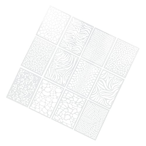 DOITOOL 12 Stück Doodle Dekorative Vorlage Malschablone Geometrische Schablonen zum Zeichnen Vorlagen zum Malen DIY -Schablonen Malvorlagen selber machen das Haustier DOITOOL 12 Stück Doodle Dekorative Vorlage Malschablone Geometrische Schablonen zum Zeichnen Vorlagen zum Malen DIY -Schablonen Malvorlagen selber machen das Haustier von DOITOOL