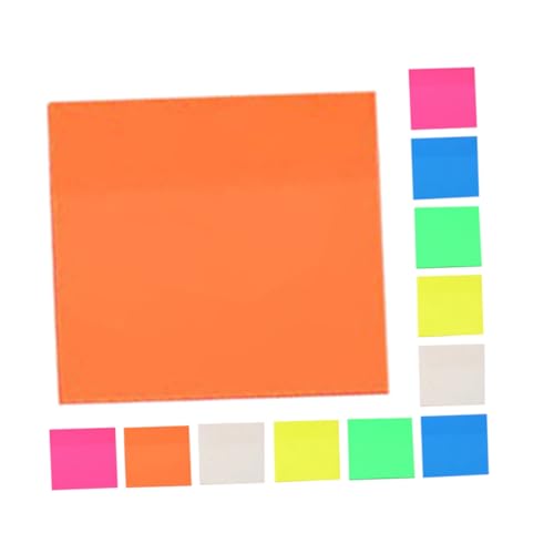 DOITOOL 12 Stück Haftnotizen Bunte Index Tabs für Notizen Selbstklebende Lesezeichen für Büro Studium und Meetings Starke Haftung für Effektives Zeitmanagement von DOITOOL