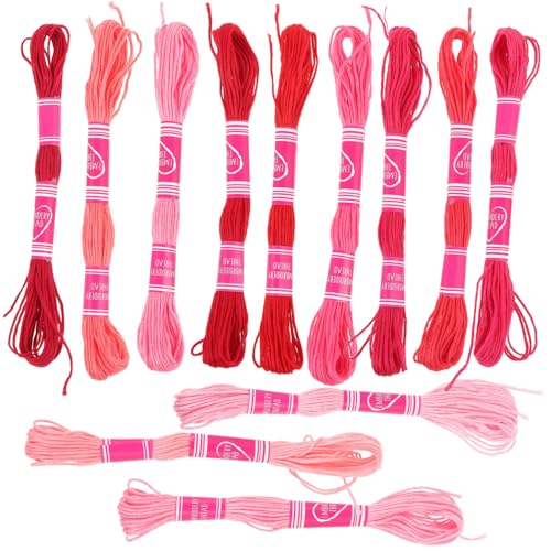 DOITOOL 12 Stück Kreuzstichgarnsatz Stickerei-Versorgung Stickgarn für den Haushalt handgemachtes Stickgarn farbiges Nähgarn tragbares Nähgarn schneidbarer Nähfaden DIY-Thread Baumwolle DOITOOL 12 Stück Kreuzstichgarnsatz Stickerei-Versorgung Stickgarn für den Haushalt handgemachtes Stickgarn farbiges Nähgarn tragbares Nähgarn schneidbarer Nähfaden DIY-Thread Baumwolle von DOITOOL