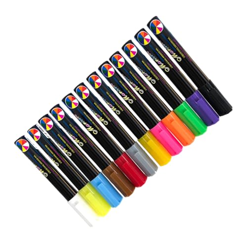DOITOOL 12 Stück Löschenbare Kreide Marker Stifte Praktische Flüssigkreide Marker für Tafeln für Büro und Schule ohne DOITOOL 12 Stück Löschenbare Kreide Marker Stifte Praktische Flüssigkreide Marker für Tafeln für Büro und Schule ohne von DOITOOL