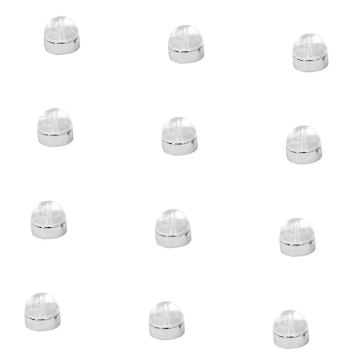 DOITOOL 12 Stück Ohrring Verschlüsse Sicherer Ohrring Stopper Zubehör für Schmuckherstellung und Reparatur Passend für Verschiedene Ohrschmuck von DOITOOL