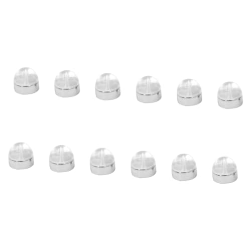 DOITOOL 12 Stück Ohrstecker Ohrring Zubehör Ohrring Verschlüsse Ohrring Verschlüsse Sicherheits Ohrring Verschlüsse Für Ohrstecker Sicherheits Verschlüsse Für Ohrringe Ohrring von DOITOOL