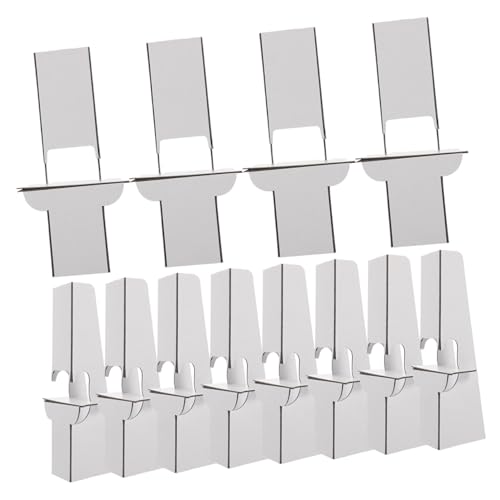 DOITOOL 12 Stück Papierhalter -Displayständer Staffeleien begrüßen falten Begrüßungskartenständer Hochzeitszeichen steht Papierständer Posterhalter -Stand Bilderrahmen-Rückenständer Weiß DOITOOL 12 Stück Papierhalter -Displayständer Staffeleien begrüßen falten Begrüßungskartenständer Hochzeitszeichen steht Papierständer Posterhalter -Stand Bilderrahmen-Rückenständer Weiß von DOITOOL