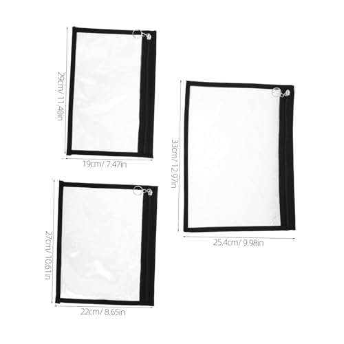 DOITOOL 12 Stück Plastikumschläge Akten Reißverschluss Plastiktüten Durchsichtige Aktentaschen Mit Reißverschluss Kleine Durchsichtige Reißverschlusstasche DOITOOL 12 Stück Plastikumschläge Akten Reißverschluss Plastiktüten Durchsichtige Aktentaschen Mit Reißverschluss Kleine Durchsichtige Reißverschlusstasche von DOITOOL